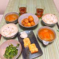 粗食ってやつ。じゃこと実山椒の炊き込みご飯が旨いʕ•̫͡•ʕ•̫͡•ʔ•̫͡•ʔ