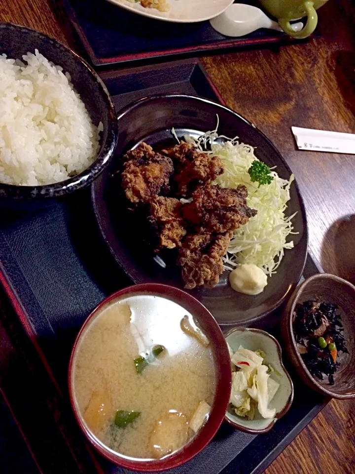 唐揚げ定食♡|9629さん