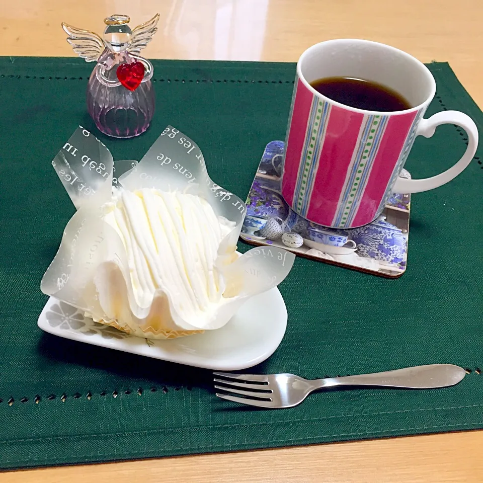 ろまん亭の白いモンブラン🍰😋|ちーねーさん