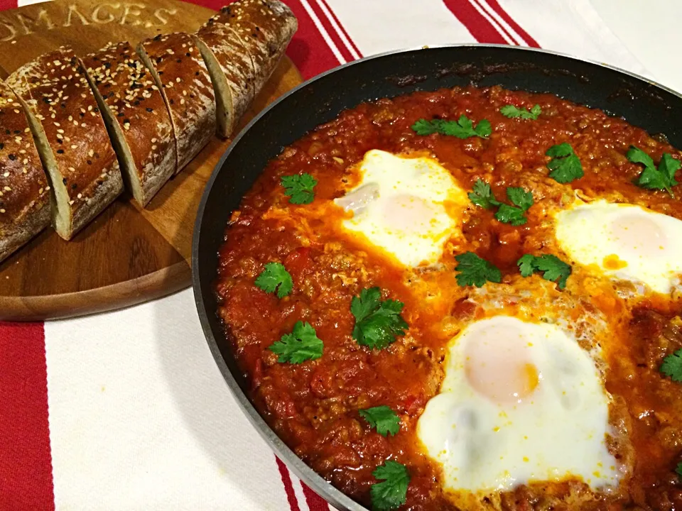 Shakshuka with minced beef|Marni Masniさん