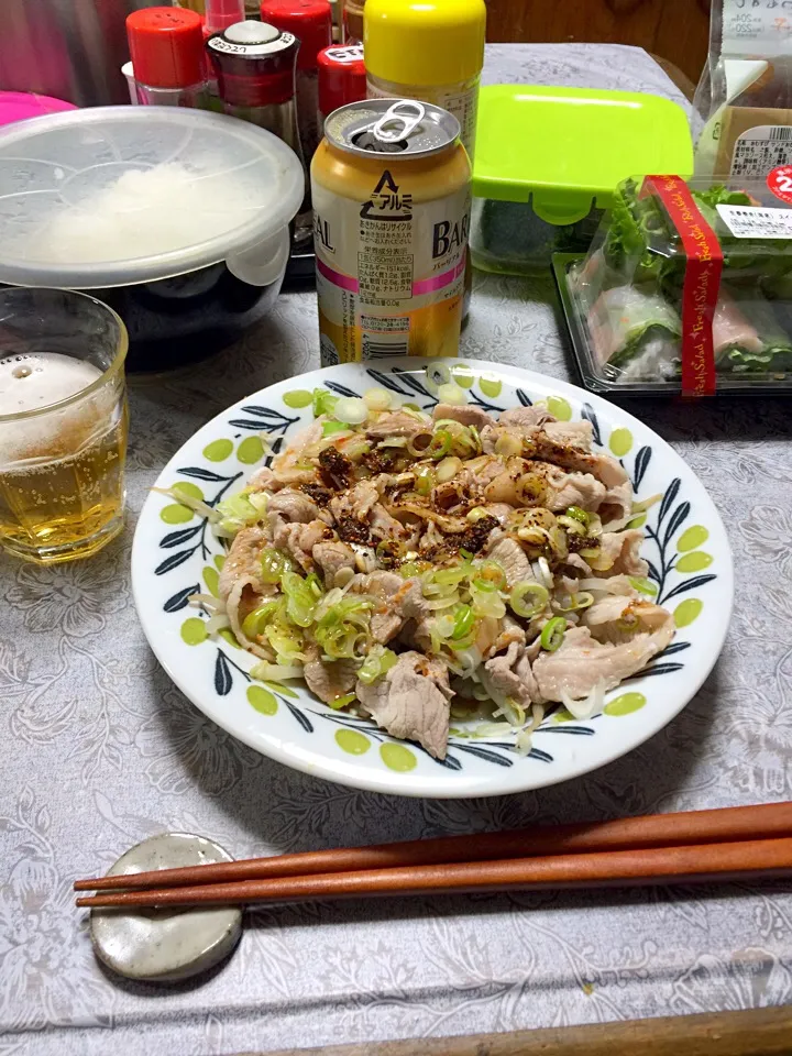 Snapdishの料理写真:見よう見真似でウンパイロウ作りました。「福しん」で食ったんで。。。|Kuniyuki  Nagaiさん