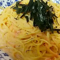 明太子パスタ❗