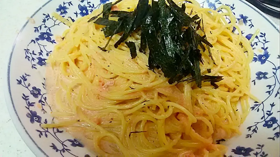 明太子パスタ❗|かずえさん