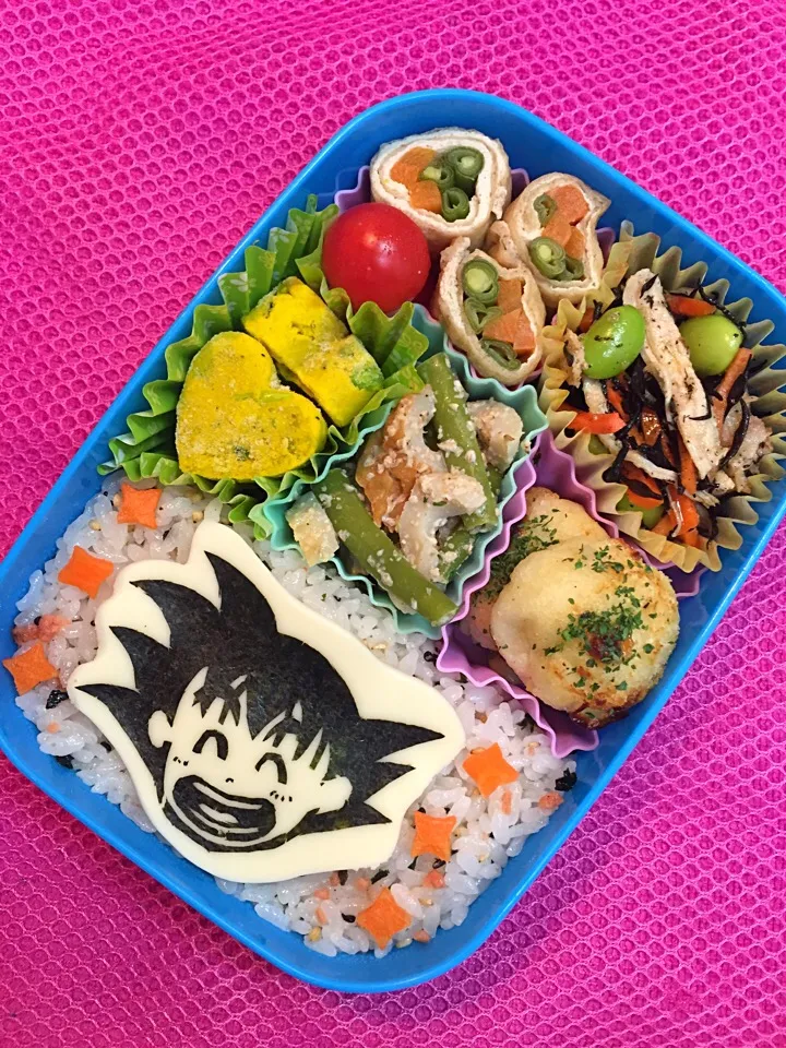 Snapdishの料理写真:♡悟空弁当♡|♡miyuki♡さん