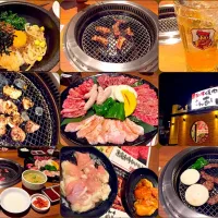 Snapdishの料理写真:焼肉🍖🍻