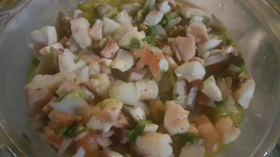 Ensalada de mariscos.|Aury Mari Cruzさん