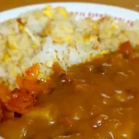 Snapdishの料理写真:炒飯風カレーライス|MiKaNさん