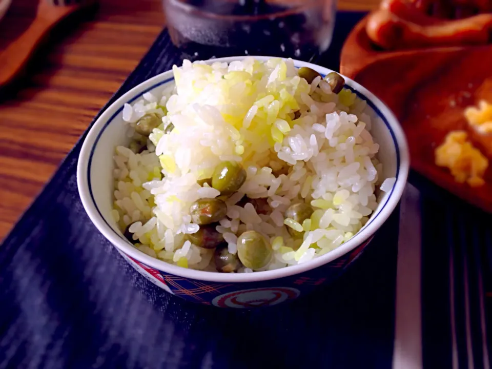 Snapdishの料理写真:豆ごはん|Rainy todayさん