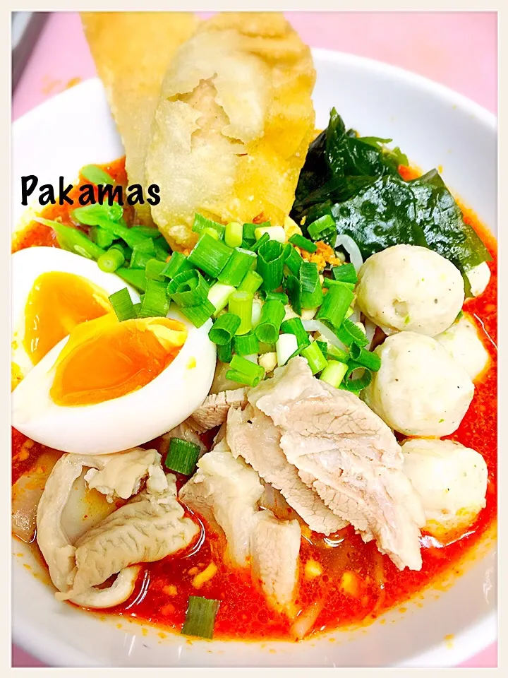 บะหมี่ต้มยำ|Pakamasさん