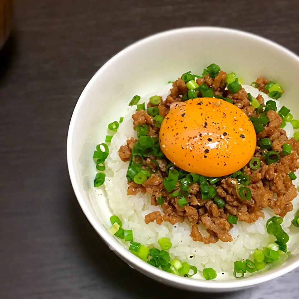 ピリ辛肉味噌のっけ丼＼(^o^)／|🌺🍍しぃちゃん(・ω・)🍍🌺さん