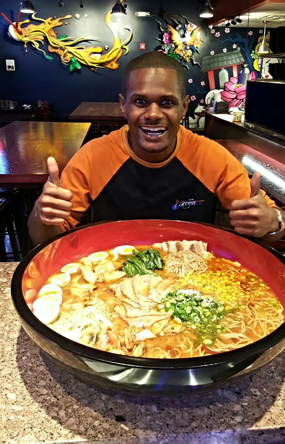 Snapdishの料理写真:Supersize Ramen Bowl ♡|Gaijin Ramenさん