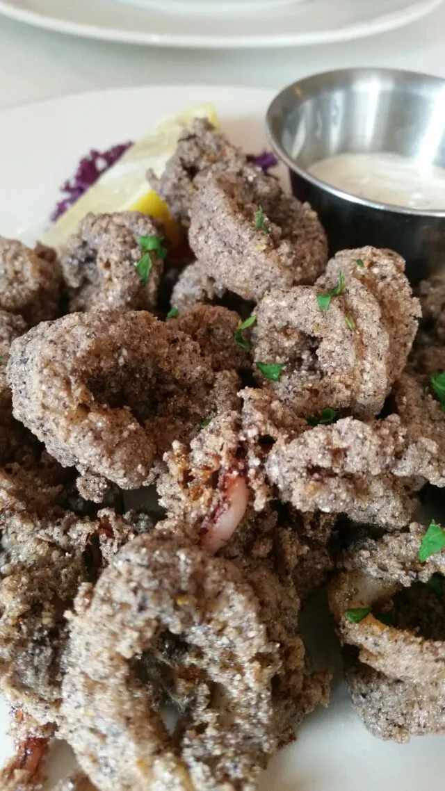 Blue Corn Meal Calamari|Christina Sasserさん