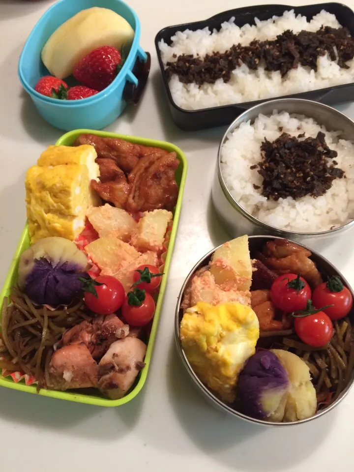 Snapdishの料理写真:今日のお弁当|まなんさん