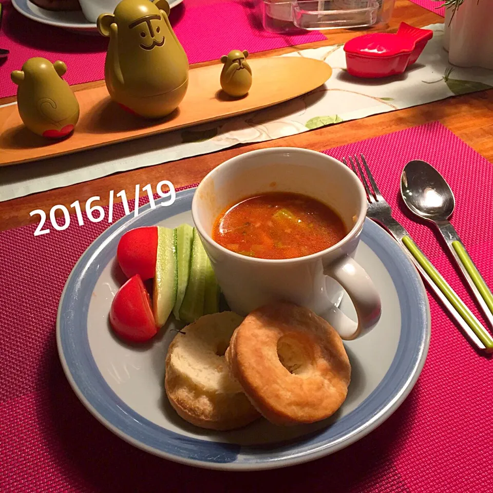 Snapdishの料理写真:朝ごはん 2016・1・19|ローゼルさん