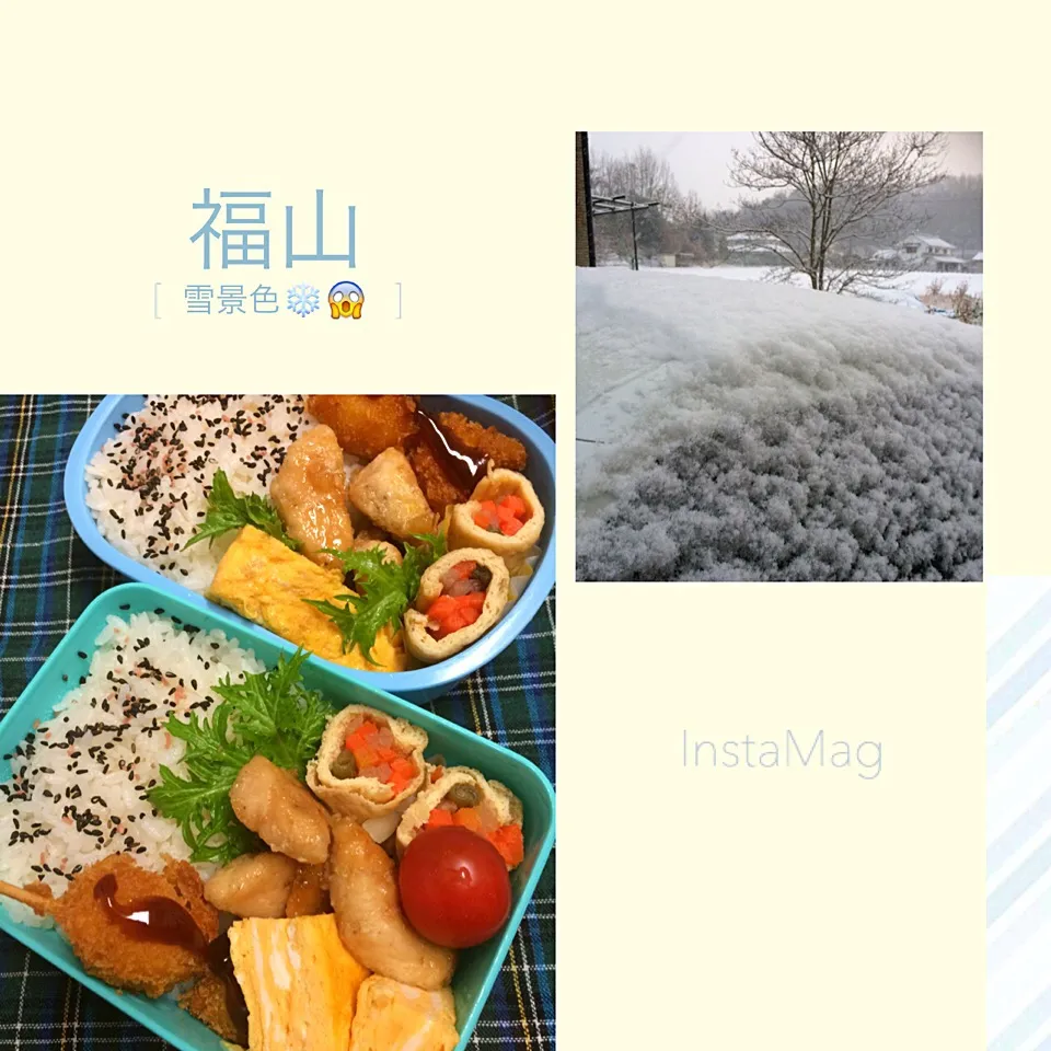 Snapdishの料理写真:母さん & 娘のお弁当～♬|kiyomiさん