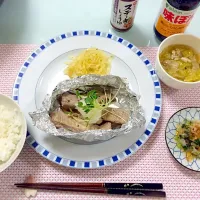 Snapdishの料理写真:サイコロトンテキ♡|りかさん