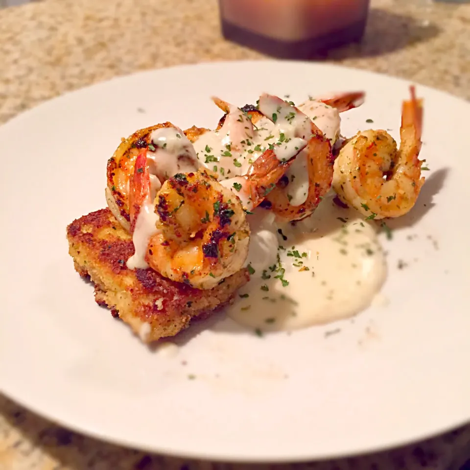 Shrimp & Bacon Cheddar Grit Cakes|bnwill05さん