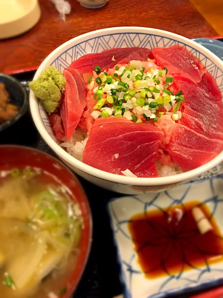 まぐろねぎ丼|こさん