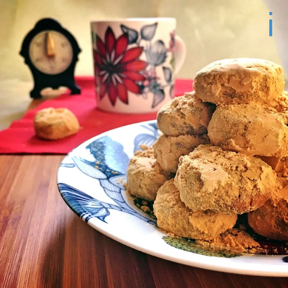 btnonさんの料理 さくほろすぎる、きなこ好きの✨きなこのクッキー 【Toasted soybean flour cookies】|izoomさん