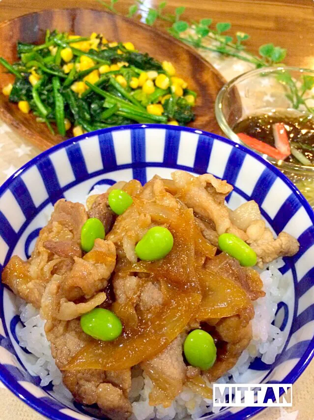 キヨシュンさんの料理 危険！ご飯が進みすぎる豚丼🐷|みったんさん