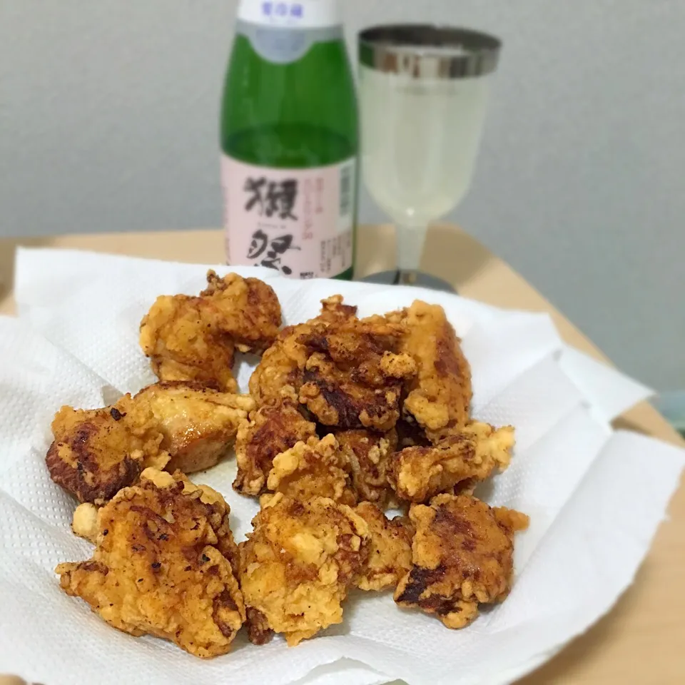 Snapdishの料理写真:咲きちゃんさんの料理 うちの ザンギ🐔 （鶏のから揚げ）|mzh222さん