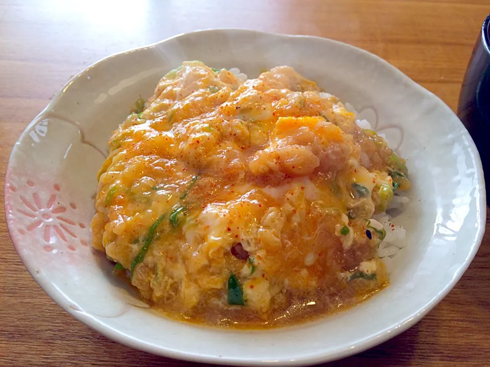 Snapdishの料理写真:1人ランチ🍚たぬき丼|pigmegさん