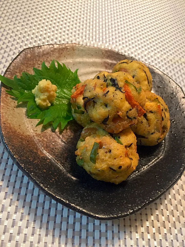 ひじきの煮物のリメイク料理でがんも⭐️|さちさん