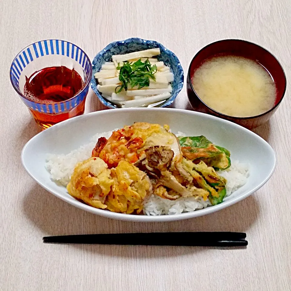 天丼の夜ご飯♡|Mami.Nさん