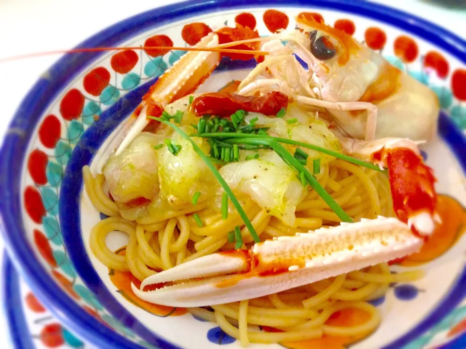 Spaghetti agli scampi|laura giardinaさん