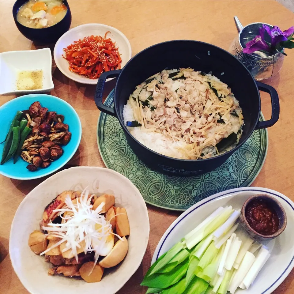 ある日の野菜盛り盛り晩ご飯|shimancyuさん