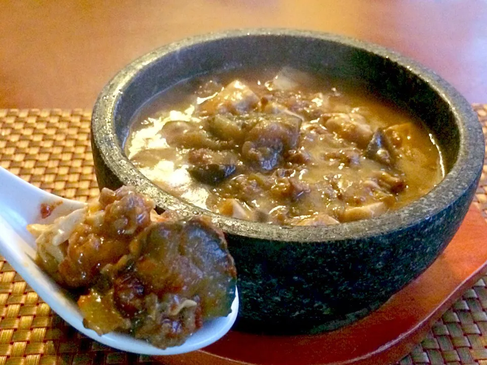 Sichuan style bean curd&egg plant(Mapo Tofu&🍆) 🇨🇳麻婆豆腐&茄子|🌈Ami🍻さん