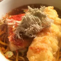 Snapdishの料理写真:Cold nite!... Chicken tempura soba|Nigelさん