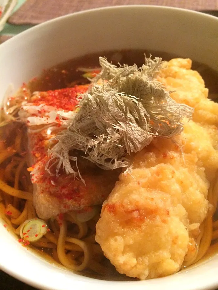 Cold nite!... Chicken tempura soba|Nigelさん