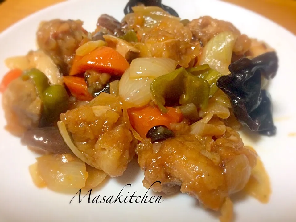 Snapdishの料理写真:Sweet and sour pork|Masakiさん