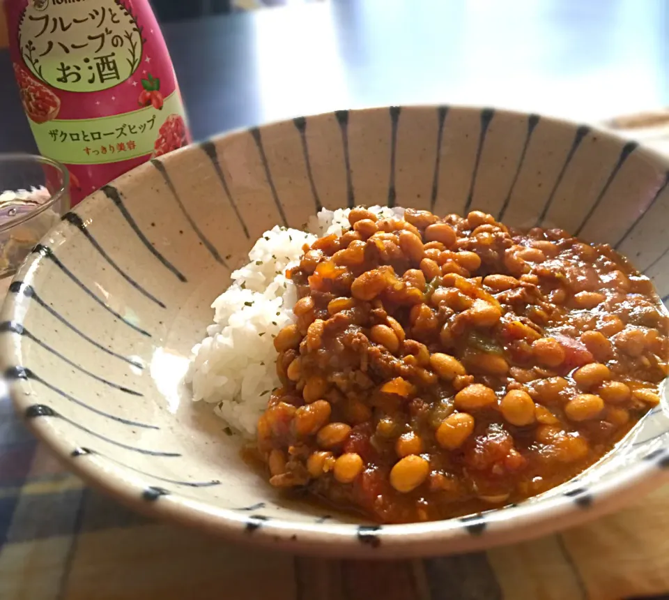 大豆キーマカレー💛|ぷっくりんこ💙さん