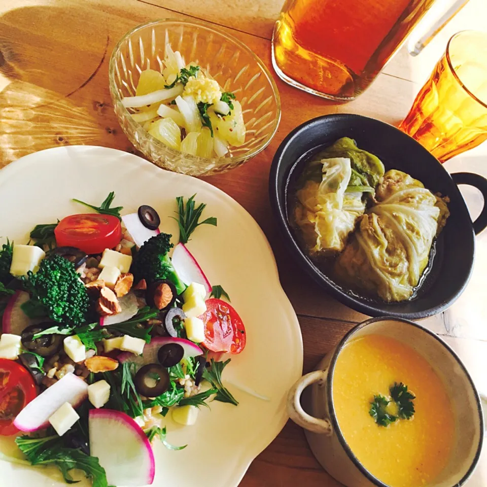 雑穀と野菜たっぷりのランチ^ ^|meguさん