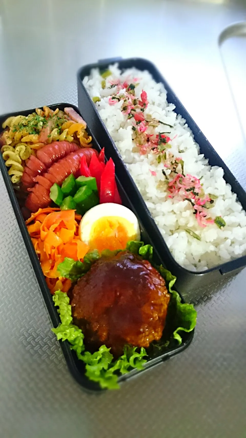 Snapdishの料理写真:高１息子のお弁当|salalaさん