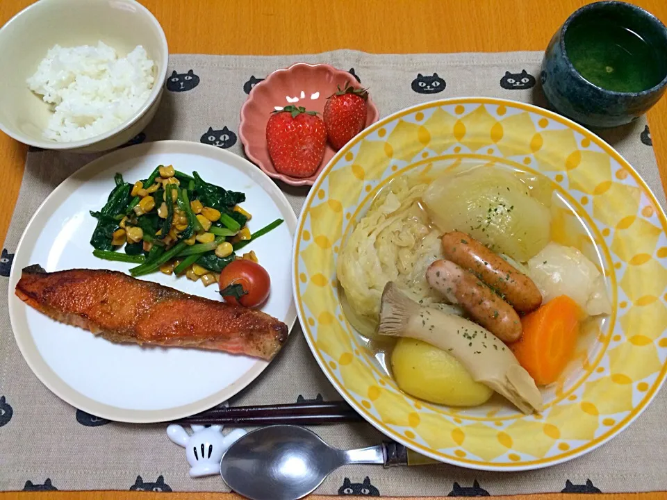 1/21晩御飯|ゆーみんさん