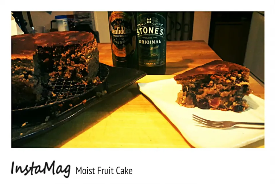 Heavy Moist Fruit Cake flavored with WhiskeyvAn Stones Ginger Wine|Emanuel Hayashiさん