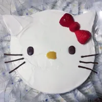 Snapdishの料理写真:キティケーキ|あんぽんたんさん