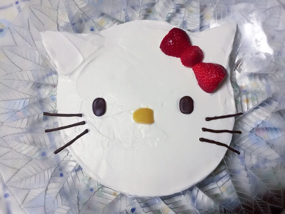 Snapdishの料理写真:キティケーキ|あんぽんたんさん