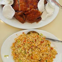 Yangchow fried rice and crispy fried chicken|Bam Soliman-Piencenavesさん