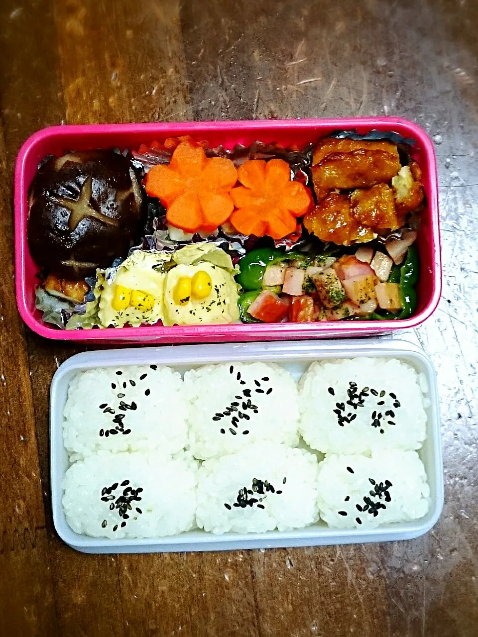 今日のお弁当😁|もぐもぐままちゃん (*ฅ́˘ฅ̀*) .｡.:*♡さん