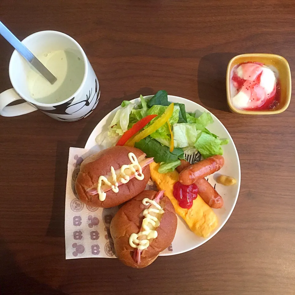 Snapdishの料理写真:朝食プレート🍳🍴|muu.さん