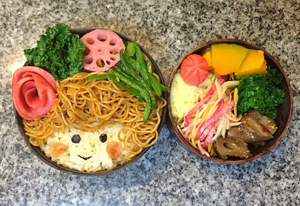 Snapdishの料理写真:vegan
とうちゃんの弁当|makiko_aさん