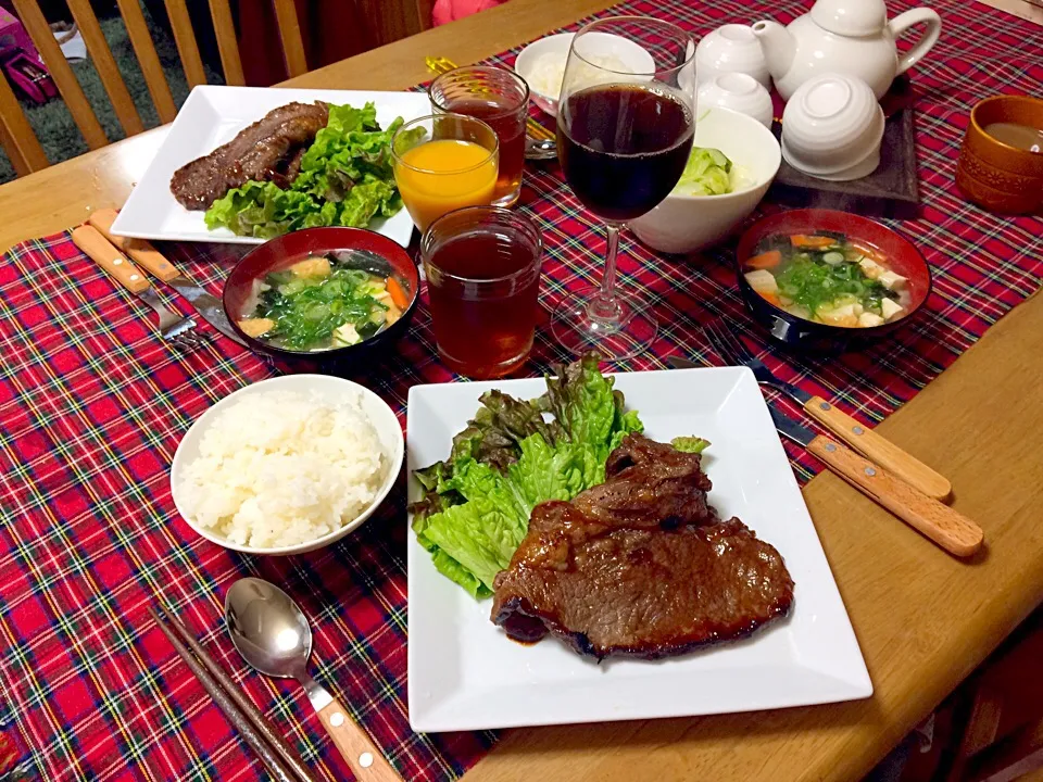 Quick and easy dinner after log say at wrk ✨ Kobe beef steak|Babyluv Cabrera Ocampoさん