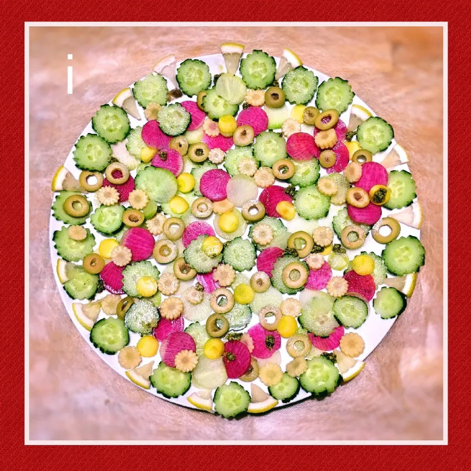 ミルフィオリ・サラダ 🇮🇹【Venetian Glass Flowers Salad / Insalata Millefiori】|izoomさん