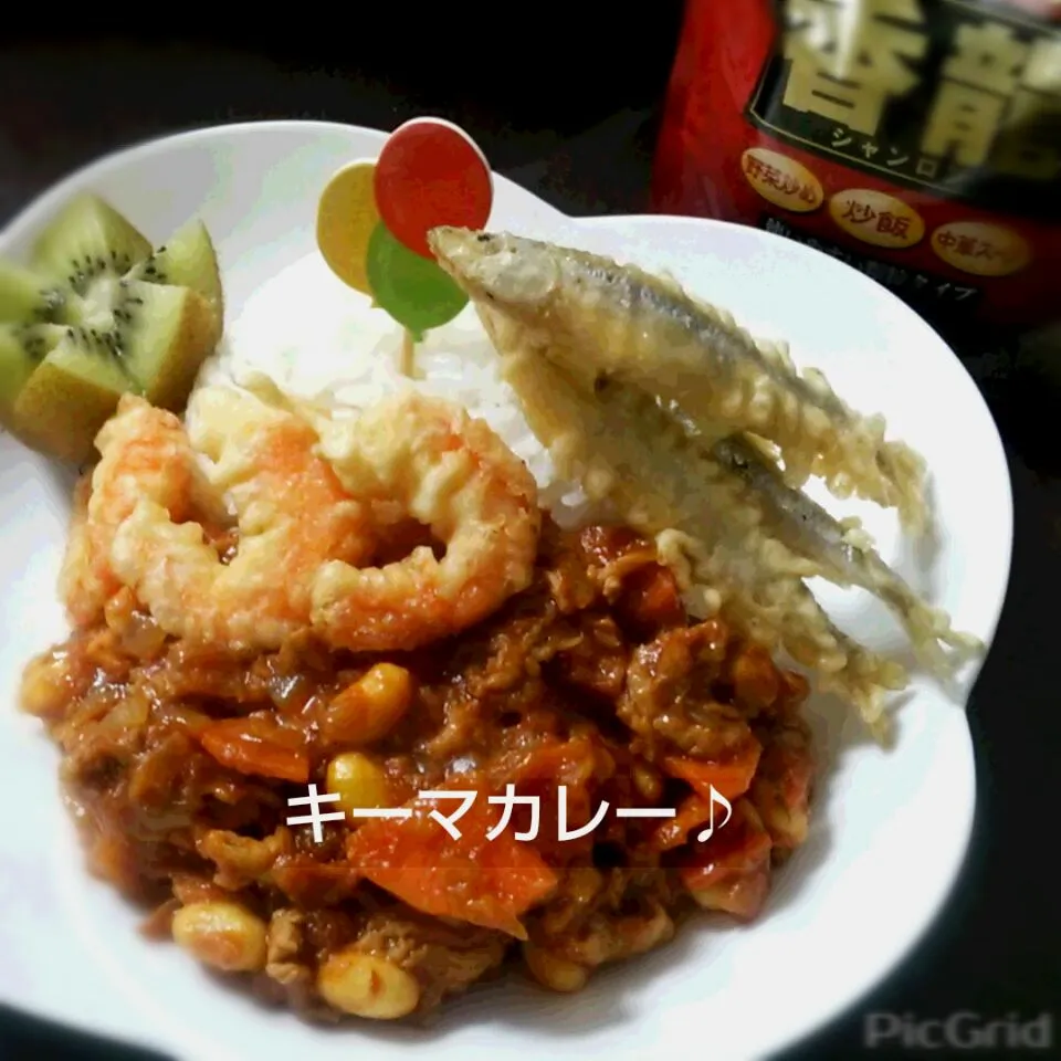 Snapdishの料理写真:咲きちゃんさんのフライパン一つで✨豚肉キーマカレー|ゆっこさん