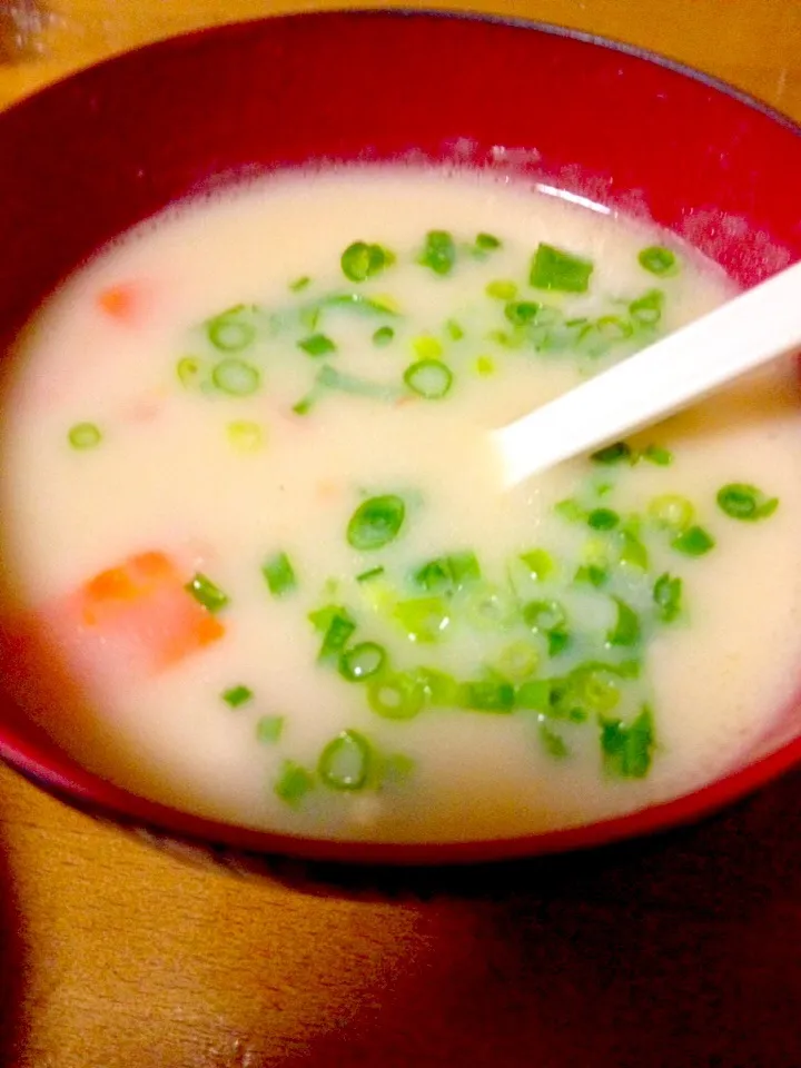 粕汁じゃないよ🍲ネギだくシチュー🍀以外にネギが合いますょ😊💕|まいりさん