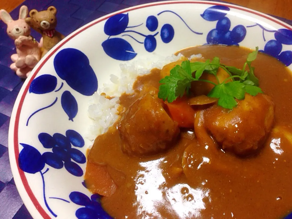 Snapdishの料理写真:さといものサバカレー(o'ー'o)
久しぶりぶり〜のカレー🍛✨
ブリじゃなくてサバだよ🐟
鯖味噌缶&生姜入り♪|きゃずさん